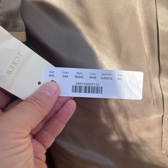 J Crew Crosby Suit Jacket in Italian Chino NWT - Picture 6 of 12